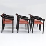 Ensemble de 6 chaises modèle 905 par Vico Magistretti