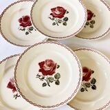 Serving plates, Germaine model, Badonviller