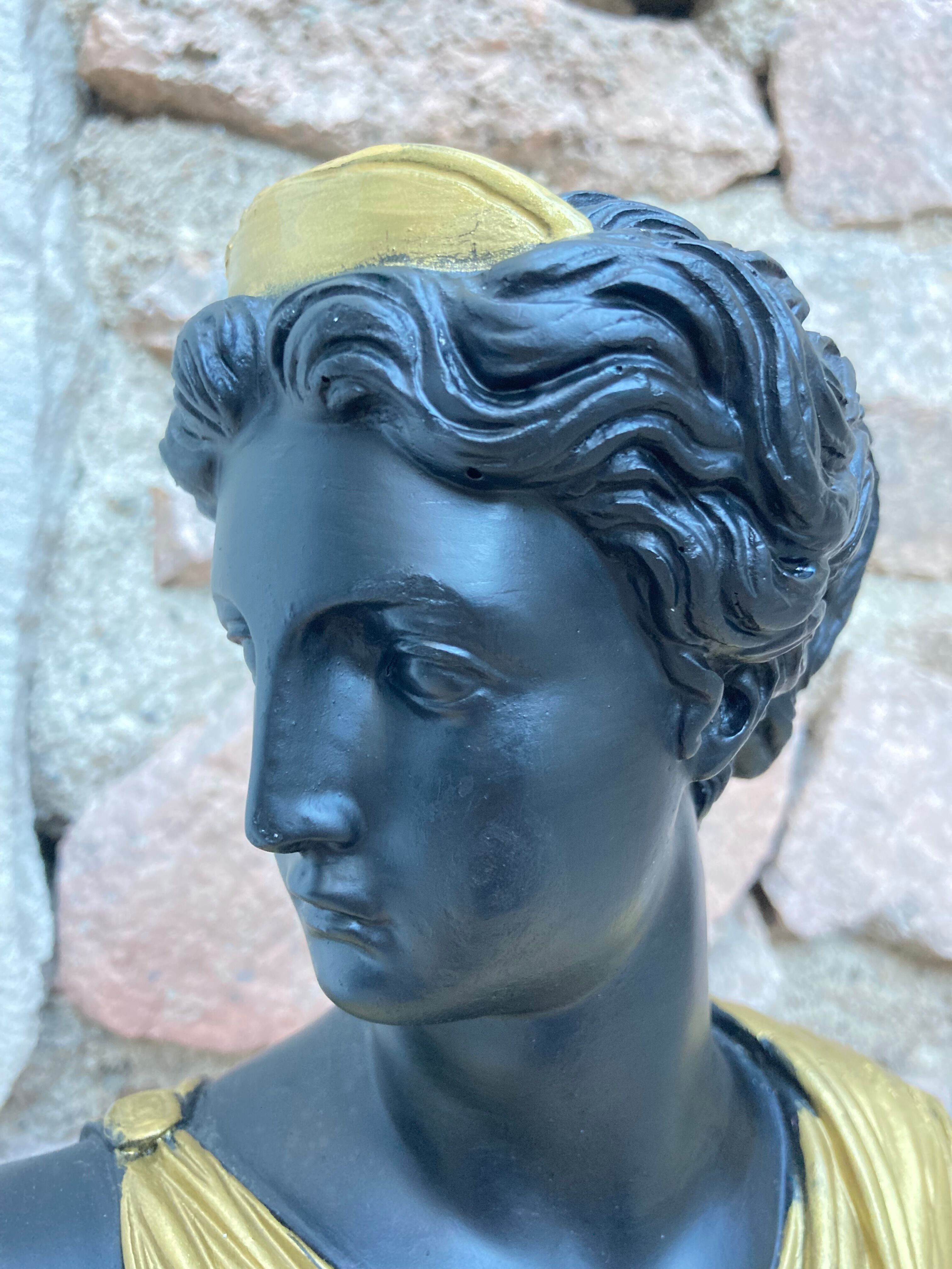 Black and gold Artemis bust