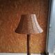 Dudouyt oak floor lamp with swivel shelves, 1940-1950 design