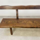 Brutalist elm bench by Aranjou