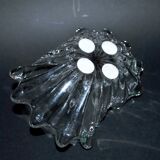 Vintage molded crystal pocket empty