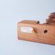 Vintage Scandinavian accordion lamp in teak – 1960s