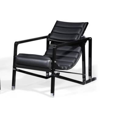 EILEEN GRAY designer & ECART INTERNATIONAL - "Transat" Armchair 1927