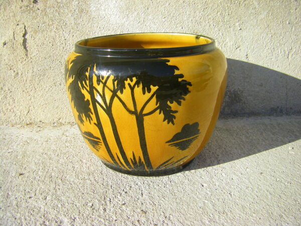 Cache-pot vintage, Manufacture Orchies France