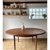 1960s extendable round table