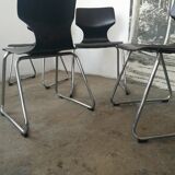 Set 4 Pagholz chairs edited by Flototto