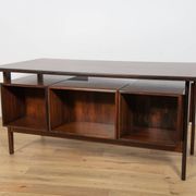 Mid-Century Freestanding Rosewood Desk by Kai Kristiansen for Feldballes Møbelfabrik, 1960s
