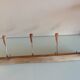 Four-headed wooden hook / vintage 60s-70s