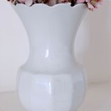 White vase Bareuther Waldsassen 50s