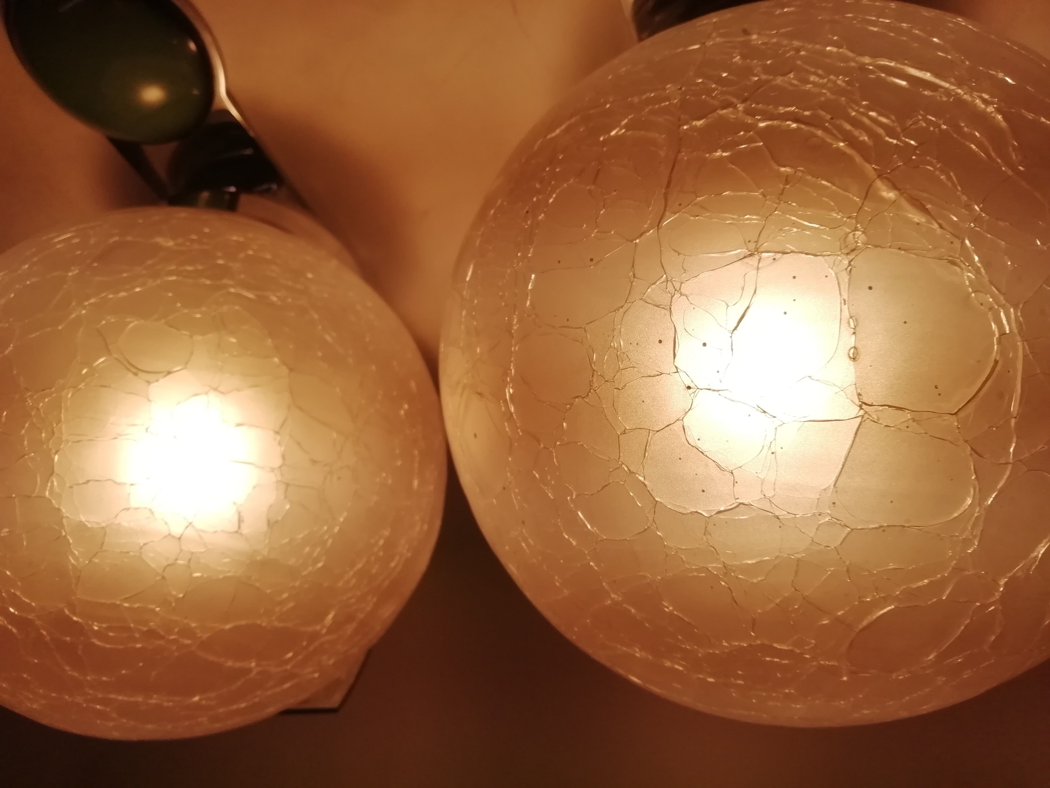 Pair of Murano glass wall light