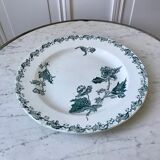 Round plate in iron earth model "richelieu" xixth