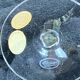 set of 6 antique cut crystal wine glasses in tulip shape from the pres