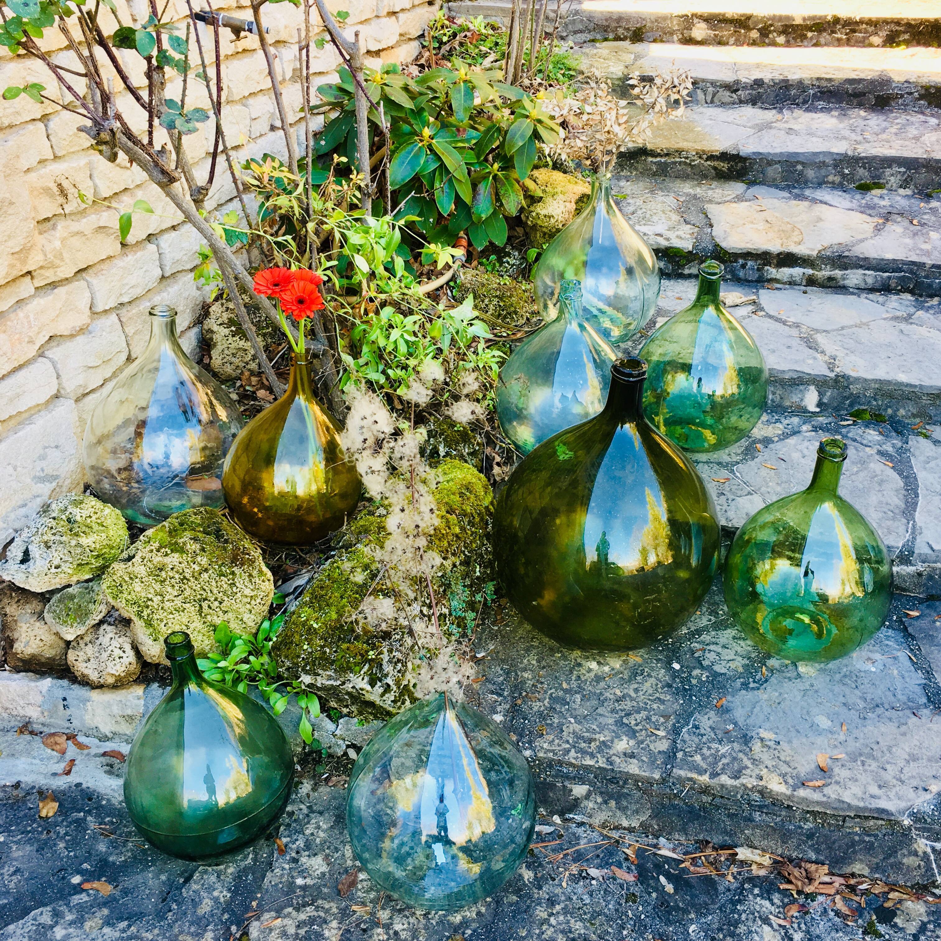 Old demijohn 19th 9l