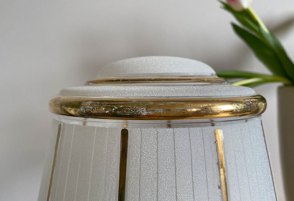 Granite globe ceiling light