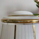 Granite globe ceiling light