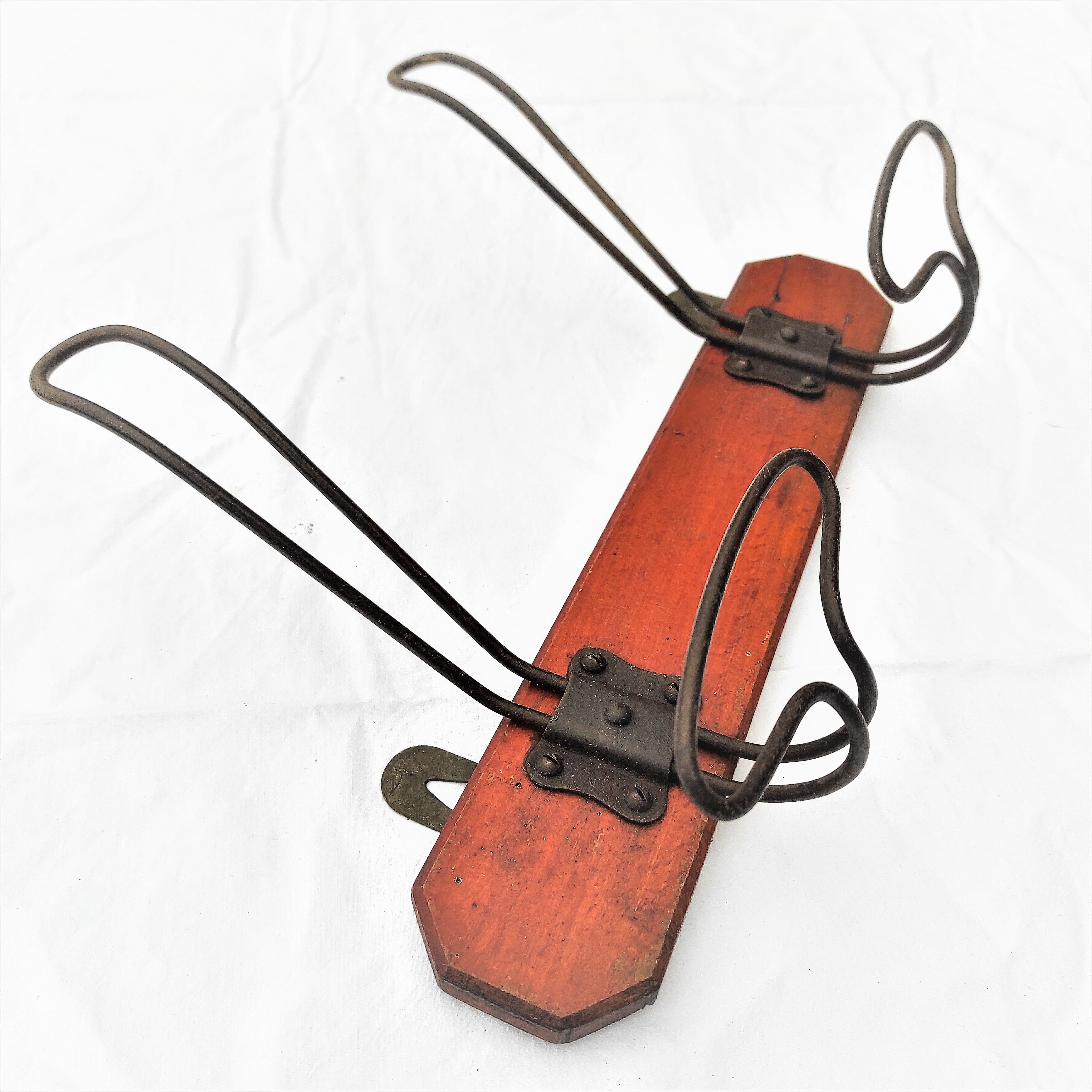 Former wooden mural coat holder 1900/1930