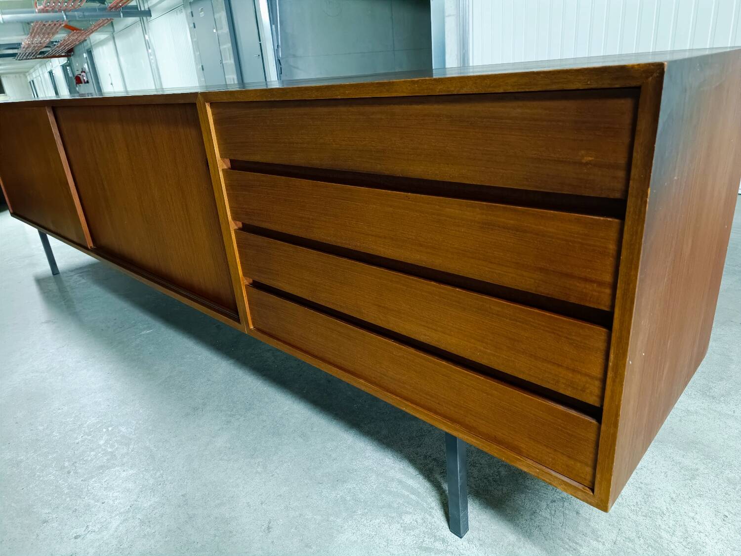 Large modernist sideboard by Walter Wirz for Wilhelm Renz
