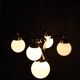1930s Restored Brass Chandelier, Czechoslovakia
