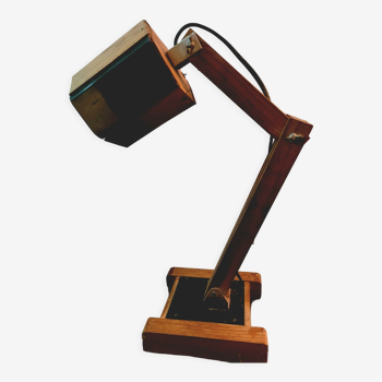 Lampe articulée bois