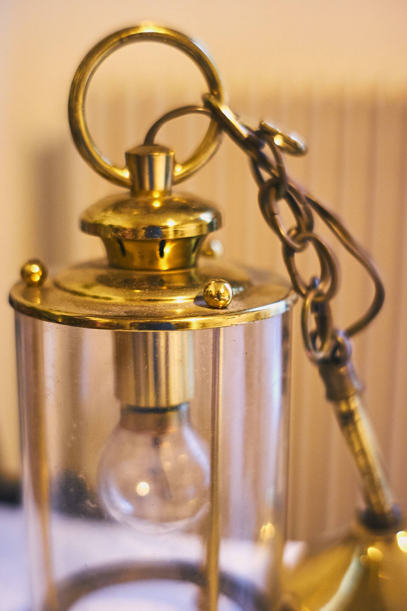 Old Golden Chandelier Lighting