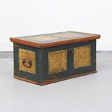 Painted Folk Art Bridal Chest