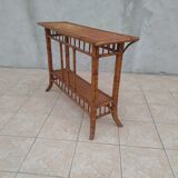 Rattan console