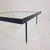 Janni Van Pelt "G4A" Coffee Table in Steel and Glass, Netherlands 1958