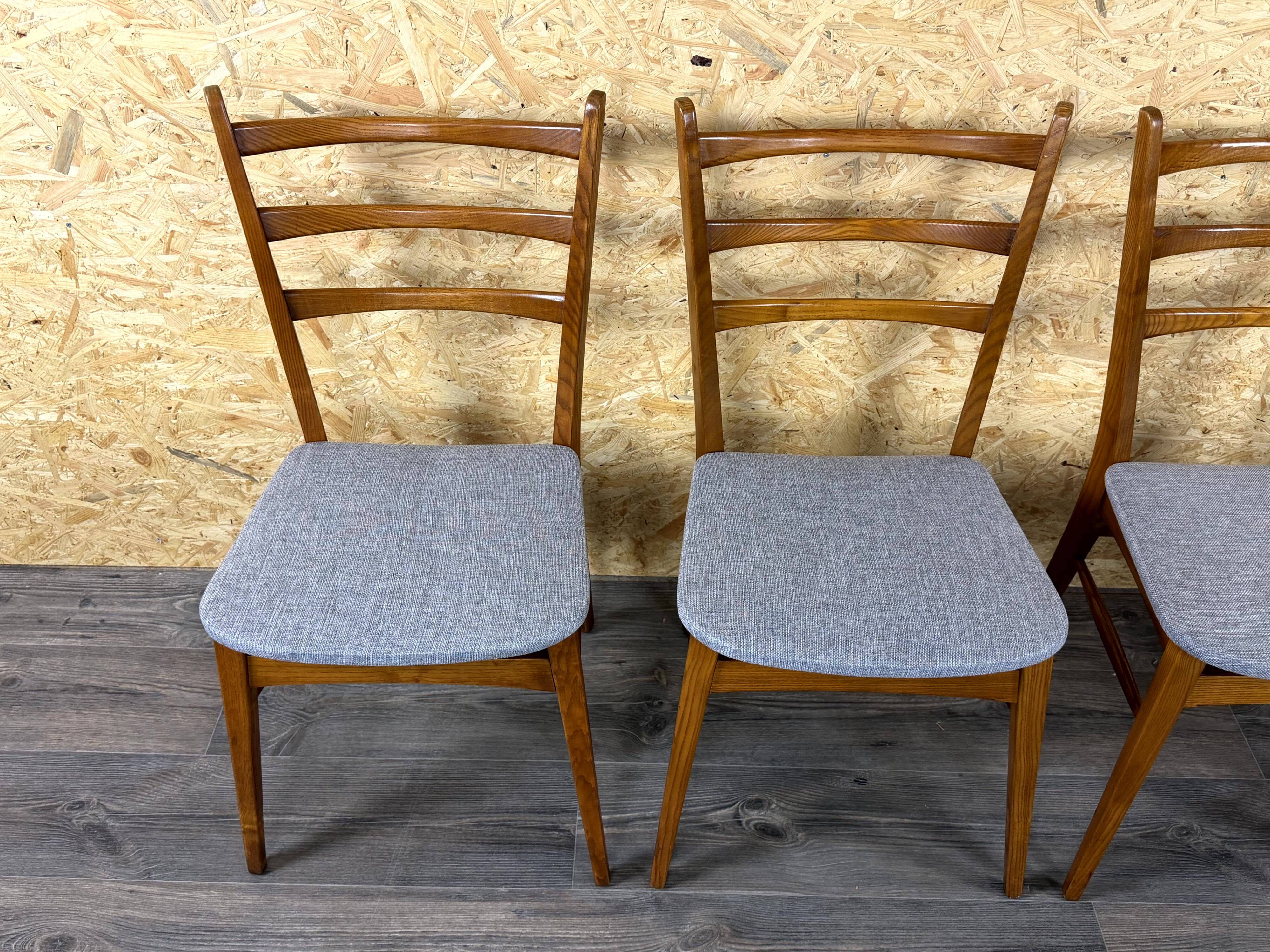Chaises de salle à manger des années 1960 1970, design danois moderne du milieu du siècle, ensemble de 4.