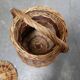 Vintage wicker and rattan basket