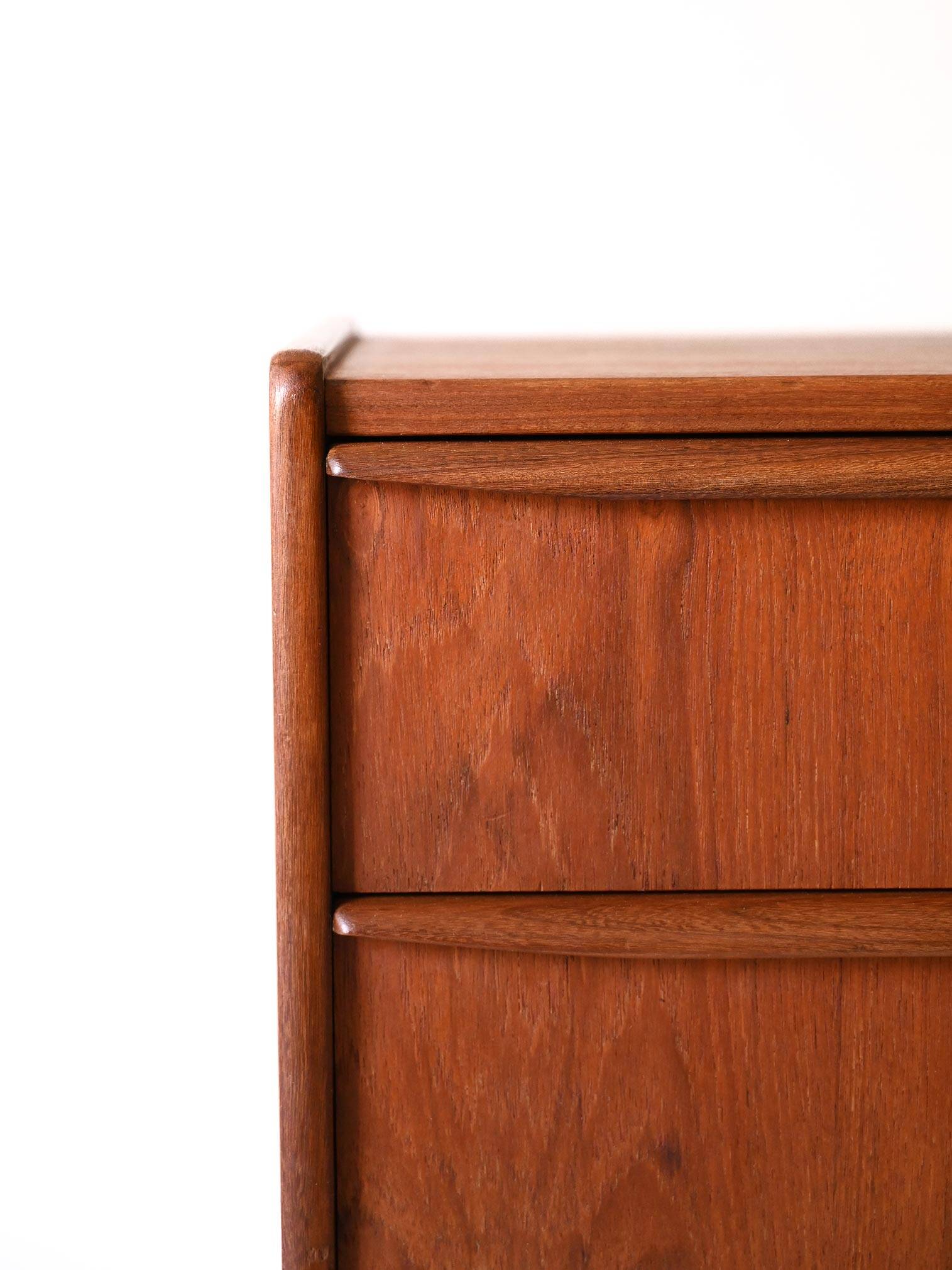Vintage Danish teak nightstand from the 60s