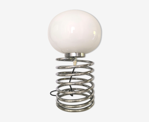 Large spring lamp design 70s