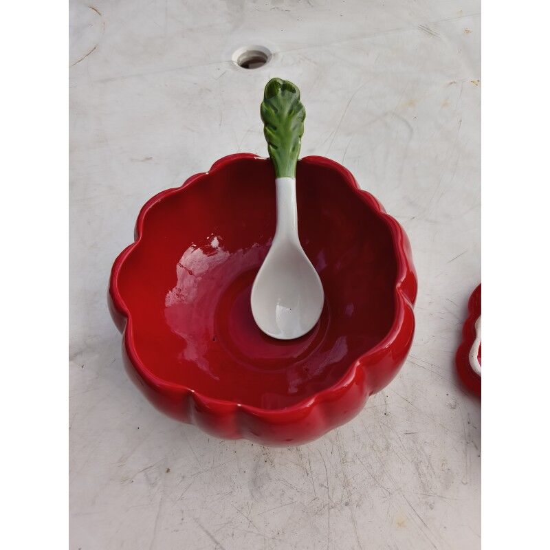 Soupière faïence tomate