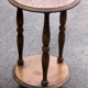 Pot holder, pedestal table, wood, vintage, 60s