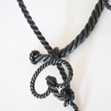 Marine decoration wrought iron coat rack