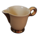 Ecru ceramic milk jug with gold decoration from Sarreguemines.