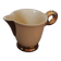 Ecru ceramic milk jug with gold decoration from Sarreguemines.
