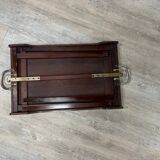 Folding wooden table