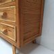 Commode en rotin années 60-70