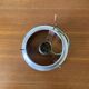 White opal glass globe ceiling light 15 cm wall lamp with aluminium base
