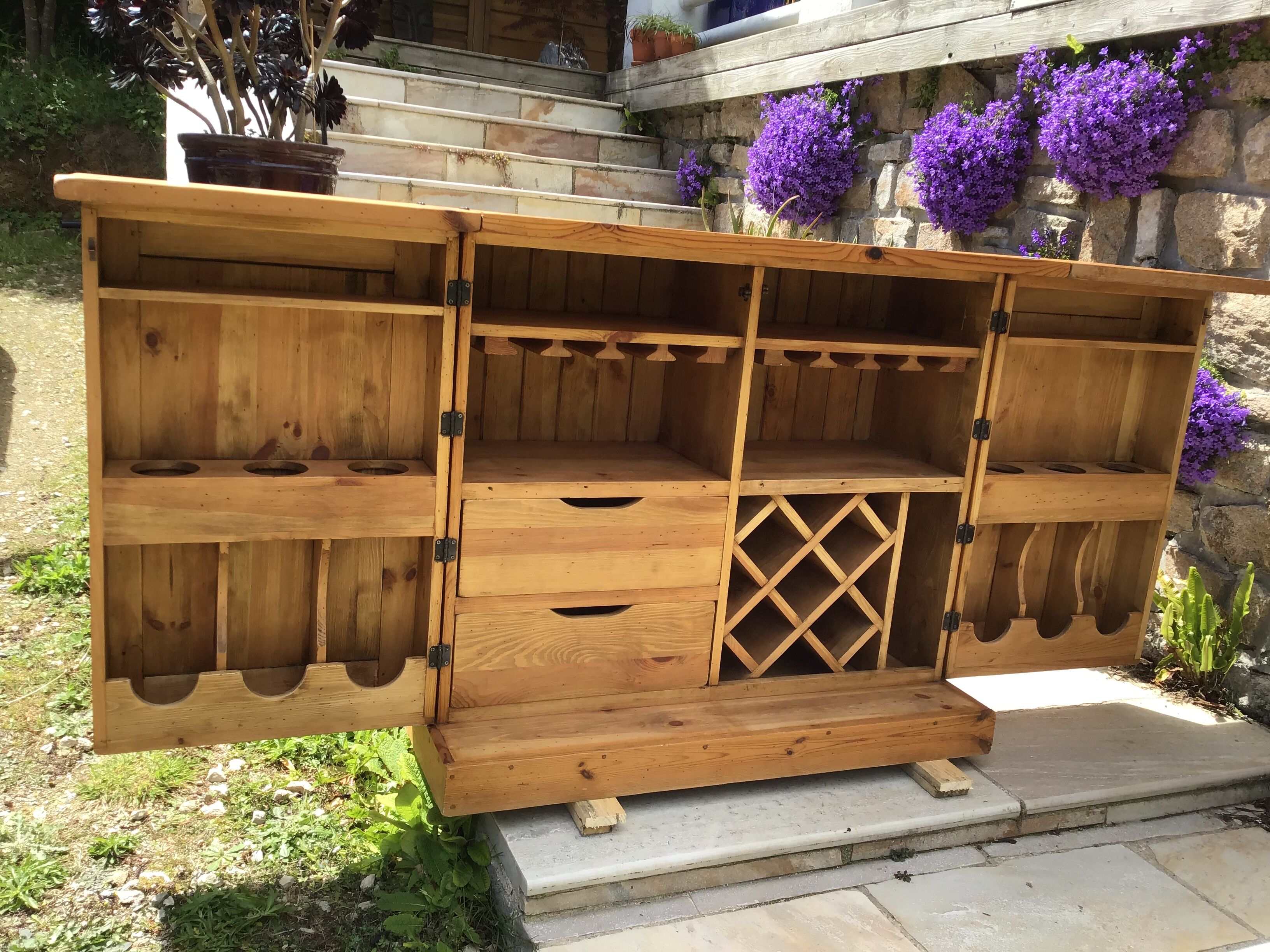 Folding bar furniture