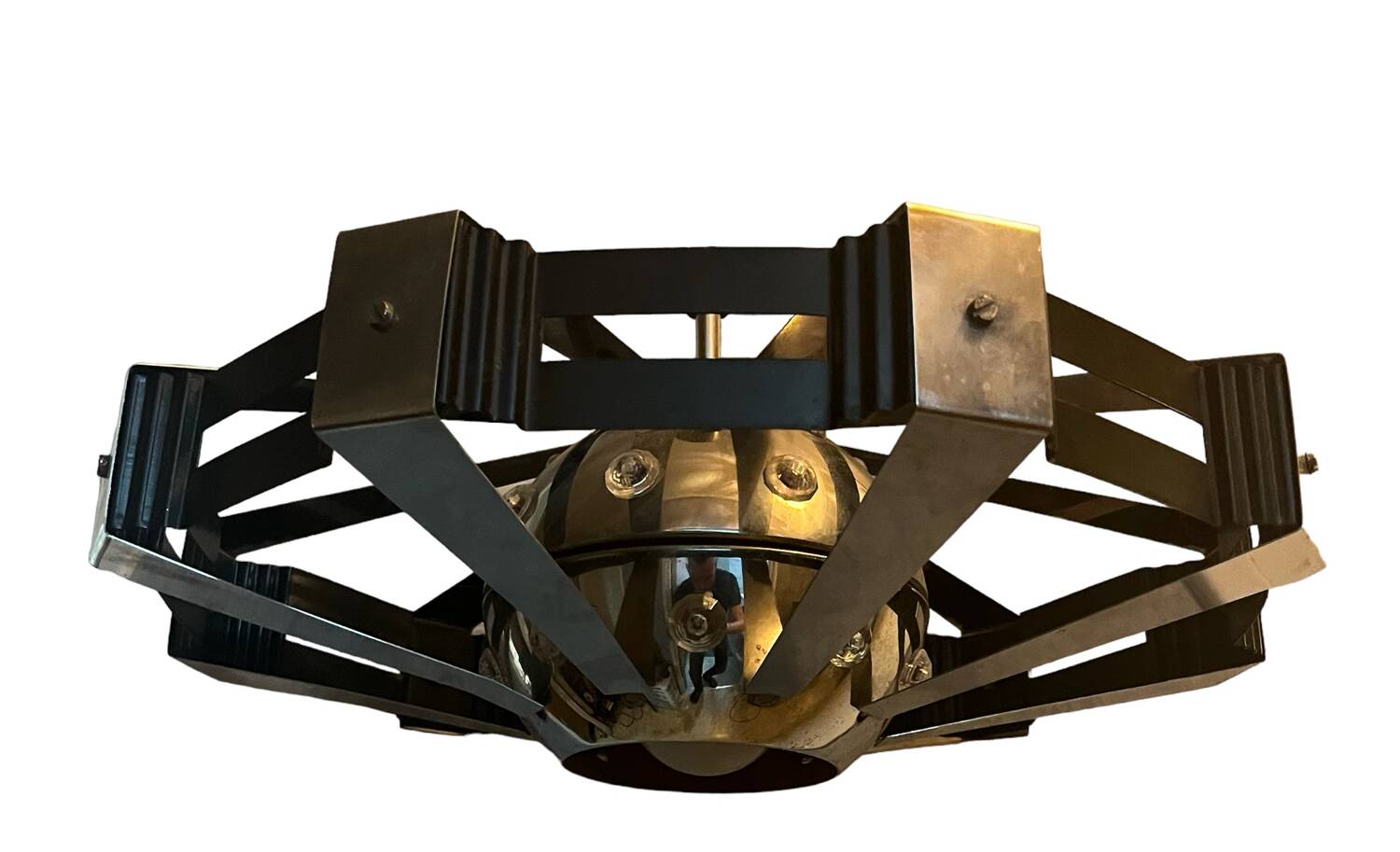 Space age metal suspension from the 80s