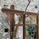 Old wooden entrance coat rack