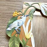 Exotic vintage mirror