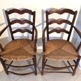 Pair of Provencal armchairs