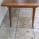 Table en chêne ancienne vintage pieds compas