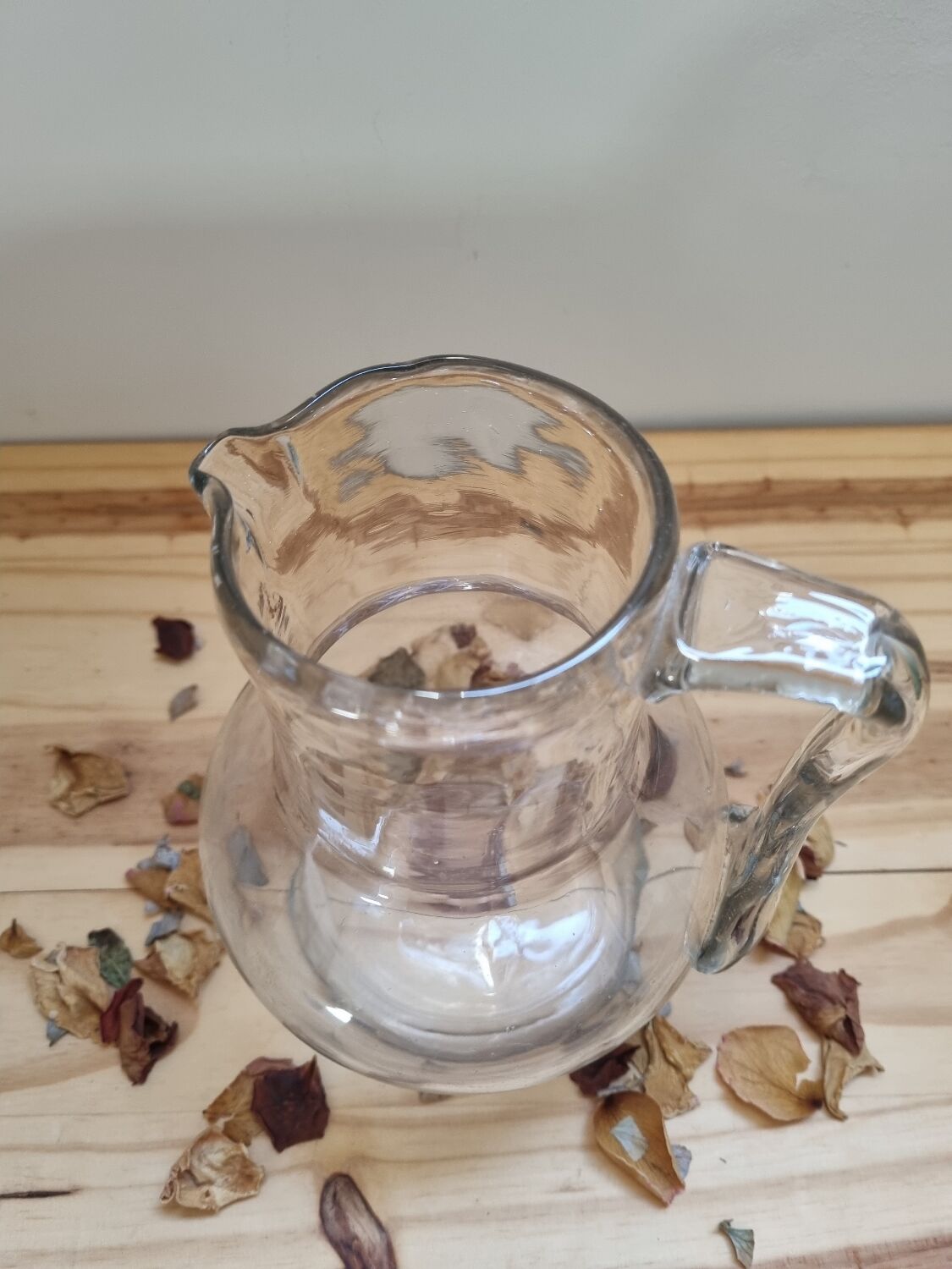 Vintage blown glass carafe