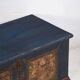 Antique navy blue bridal trunk (1855)