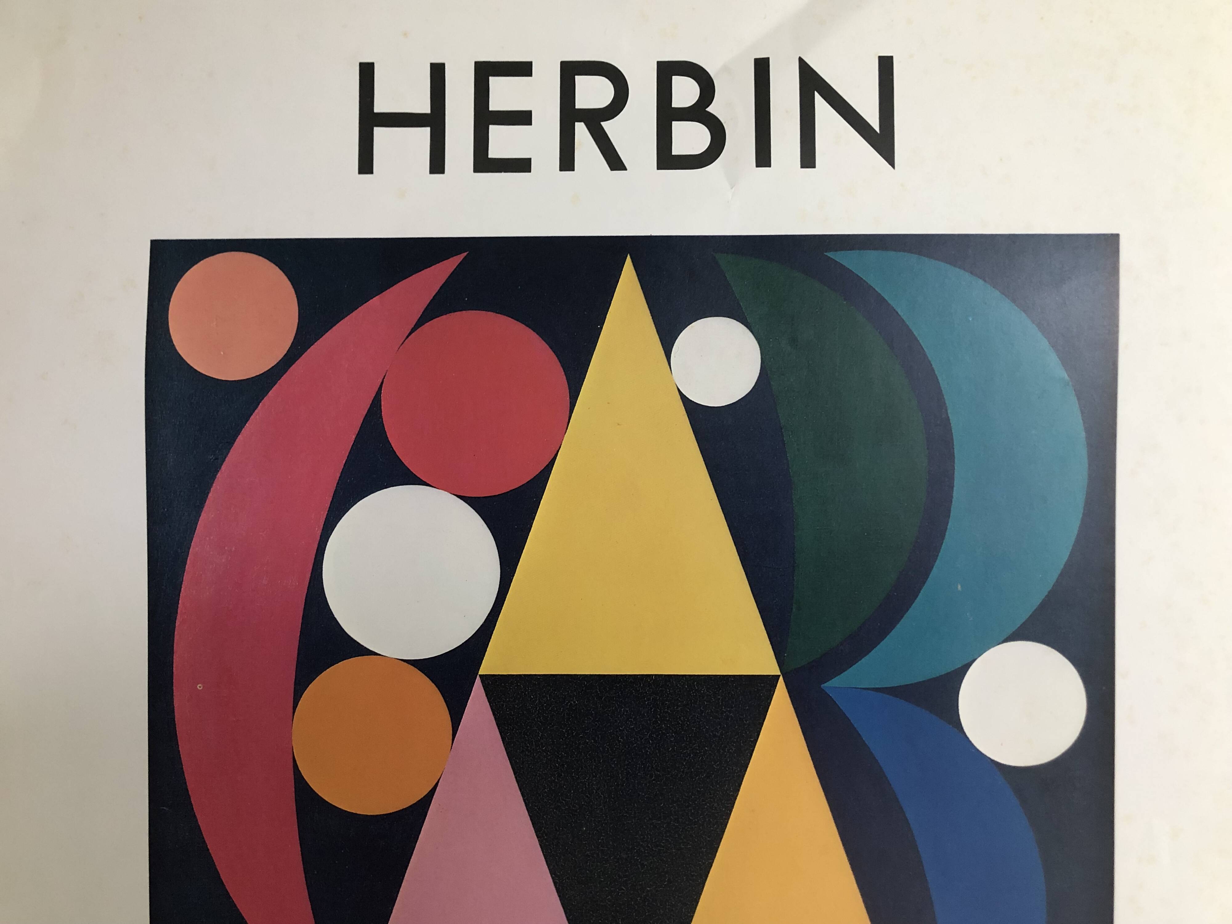 Herbin poster Marais Cultural Center Paris 1981