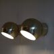 Pair of vintage Scandinavian brass sconces 1970